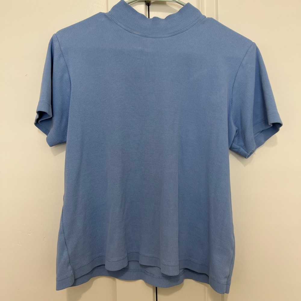 White Stag blue turtleneck